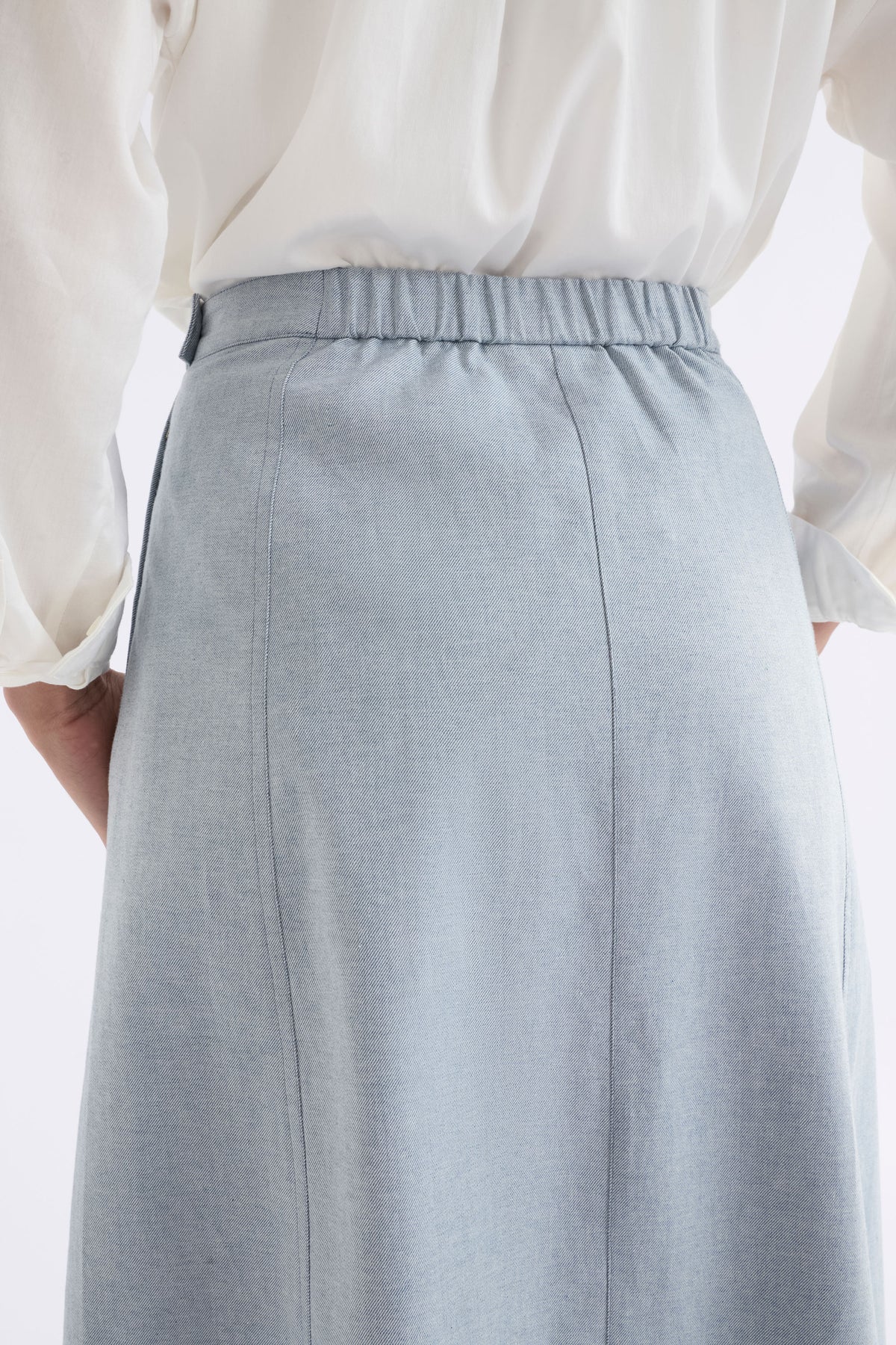 Elk Hanning Skirt - Light Wash