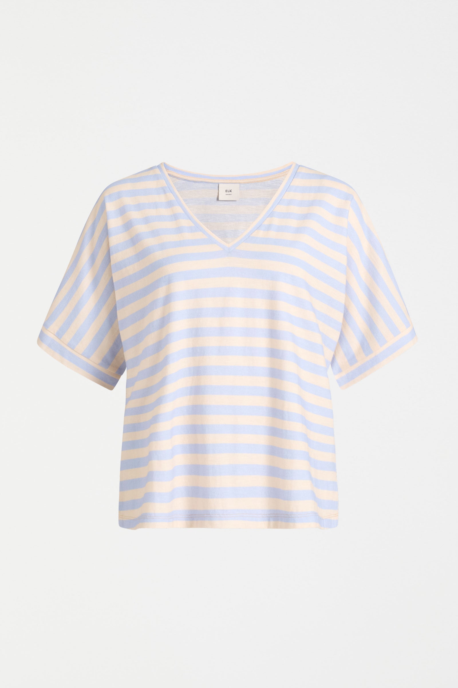 Elk Seter Tee - Pearl Blue / Natural