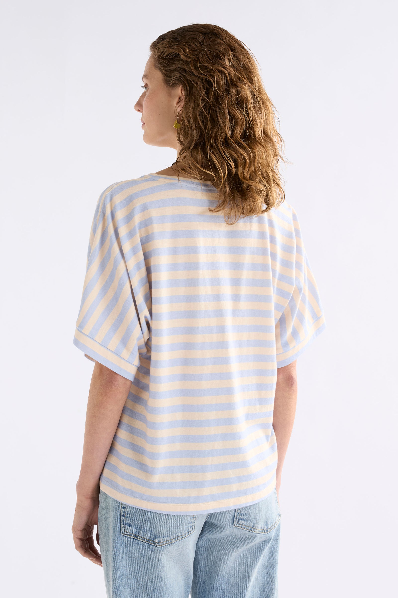 Elk Seter Tee - Pearl Blue / Natural