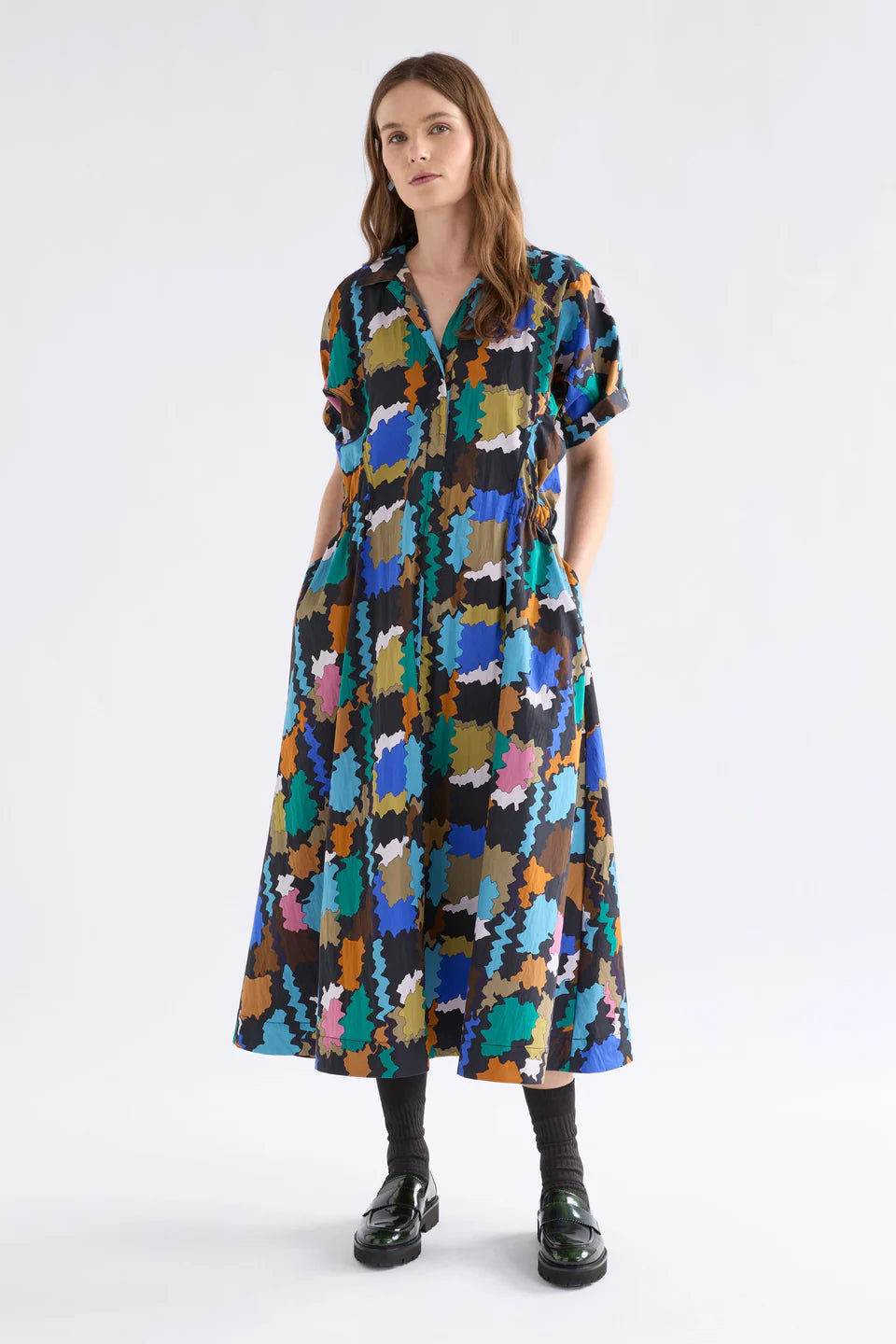 Elk Aart Dress - Suma Print
