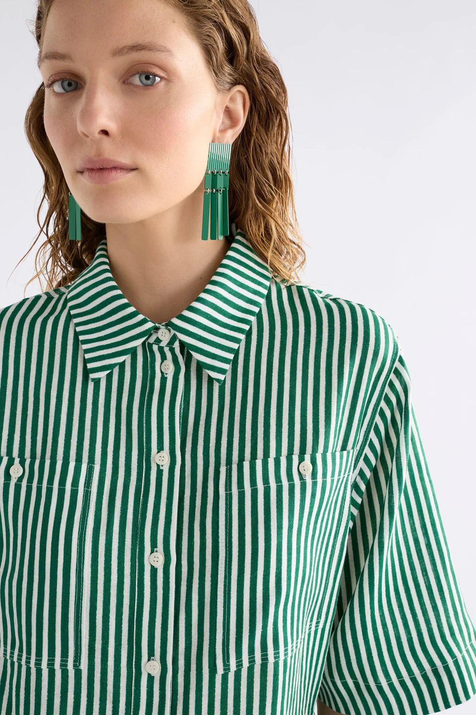 Elk Llinen Long Dress - Ortler Print