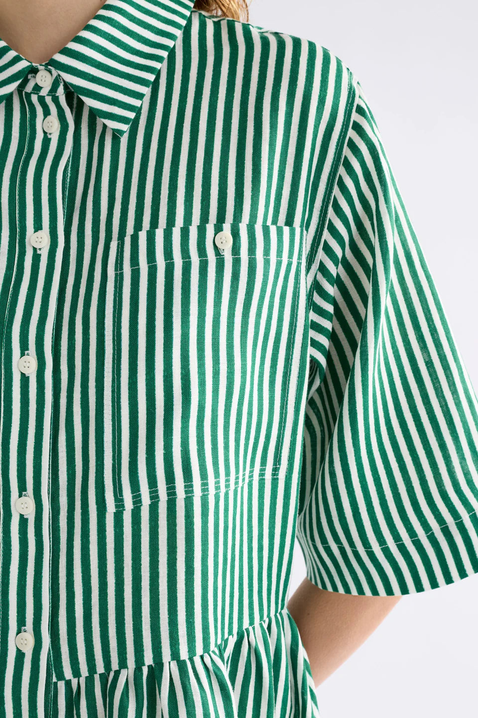 Elk Llinen Long Dress - Ortler Print