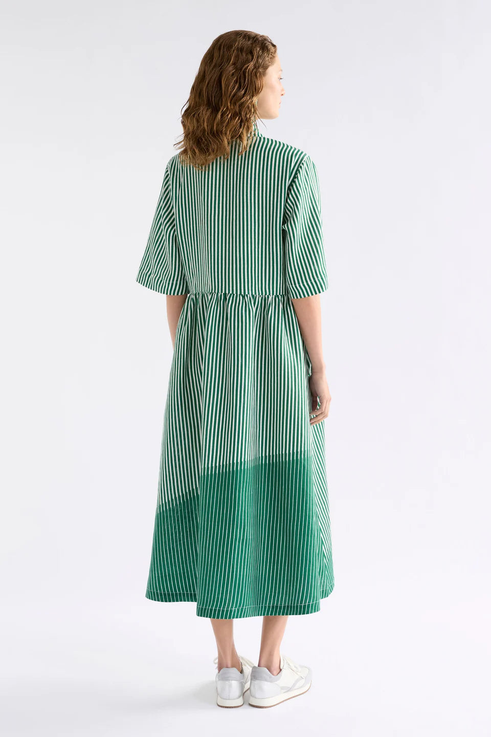 Elk Llinen Long Dress - Ortler Print
