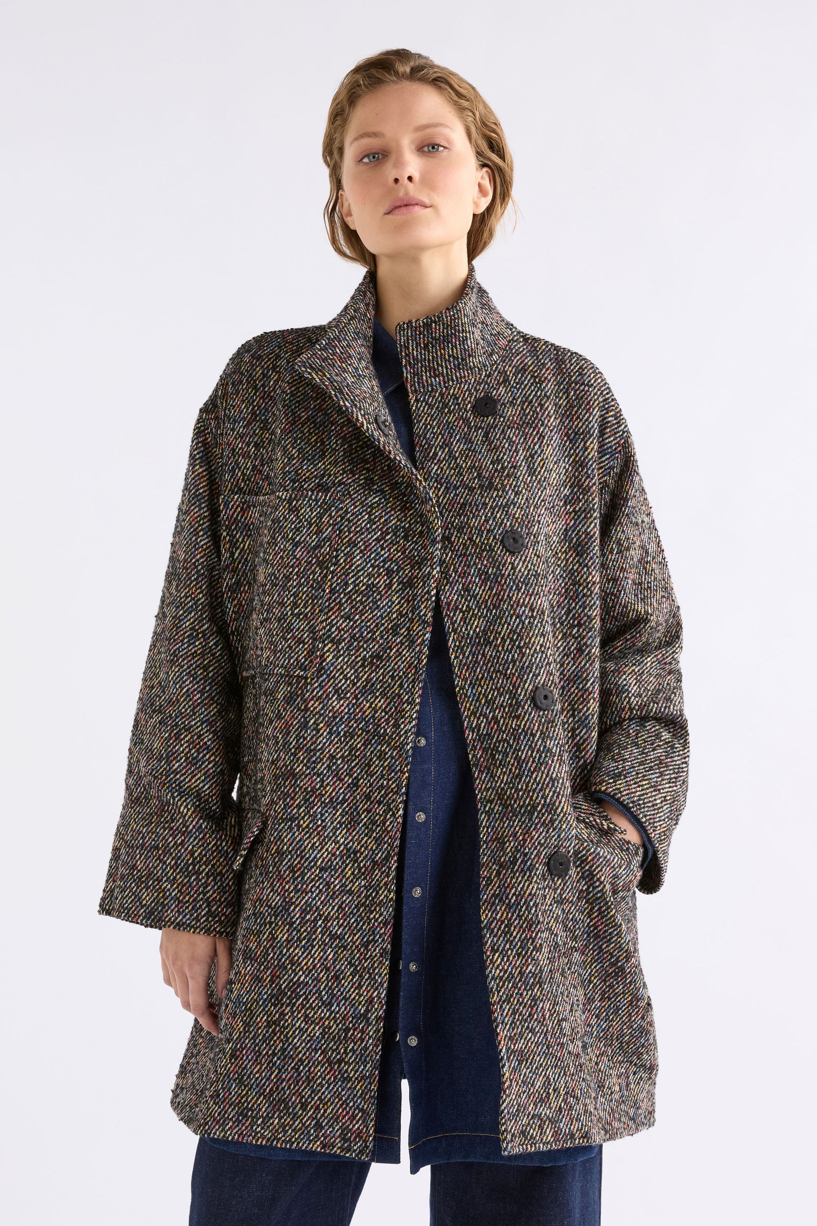 Elk Mille Coat - Multi Fleck