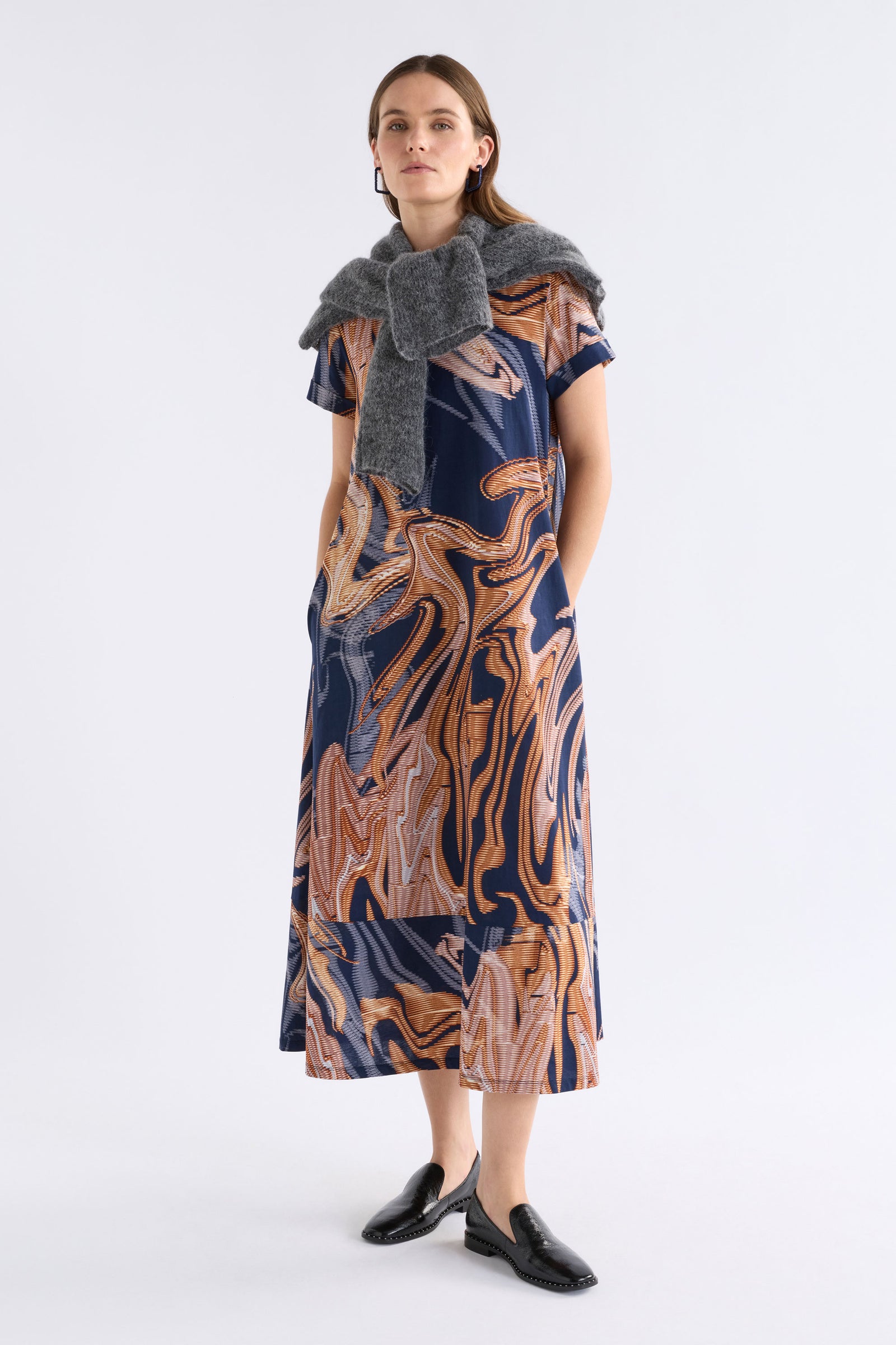 Elk Haki Dress - Brandr Print