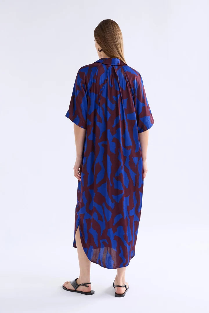 Elk Besa Shirt Dress - Shiraz Varr Print