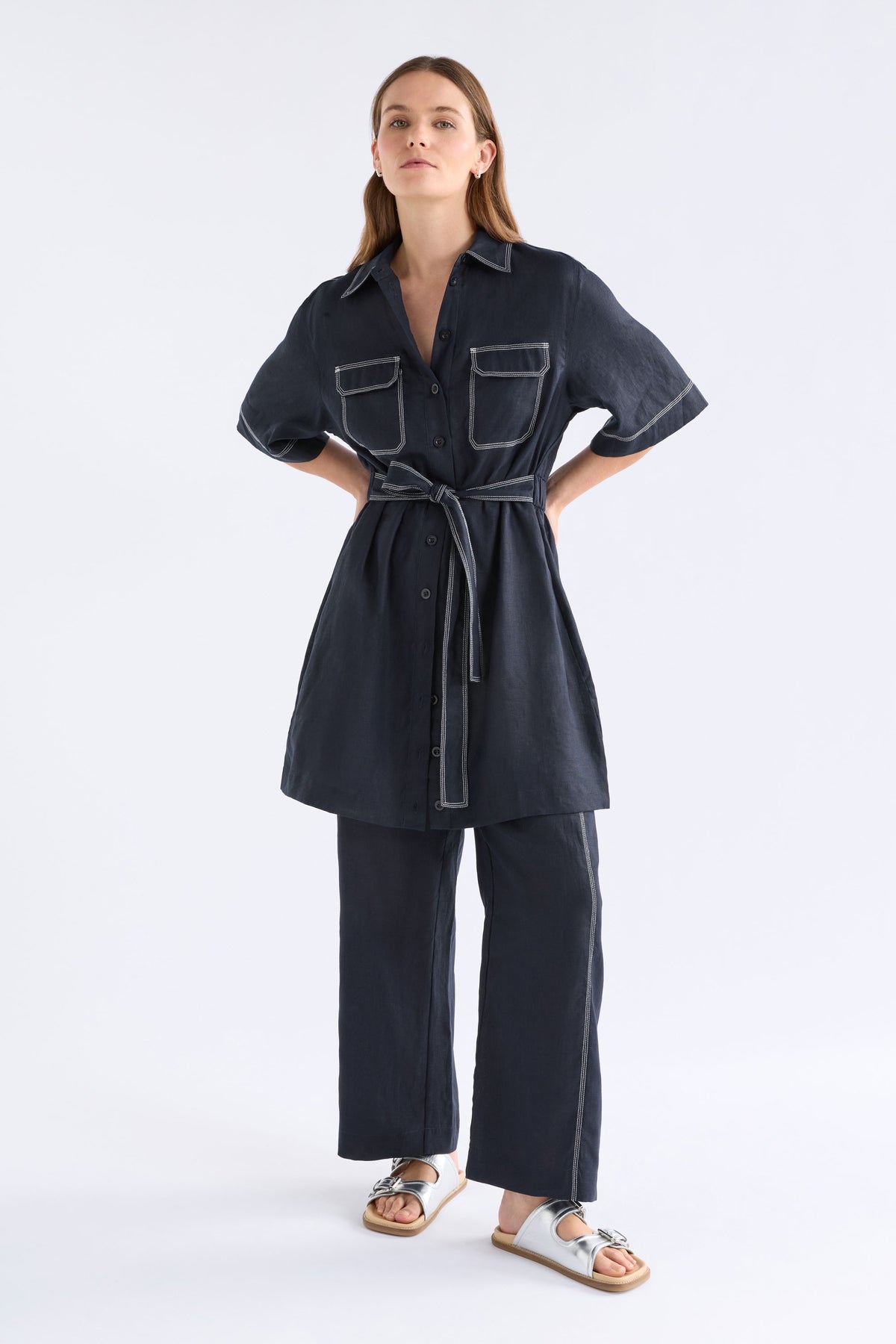 Elk Sonnen Dress - Midnight