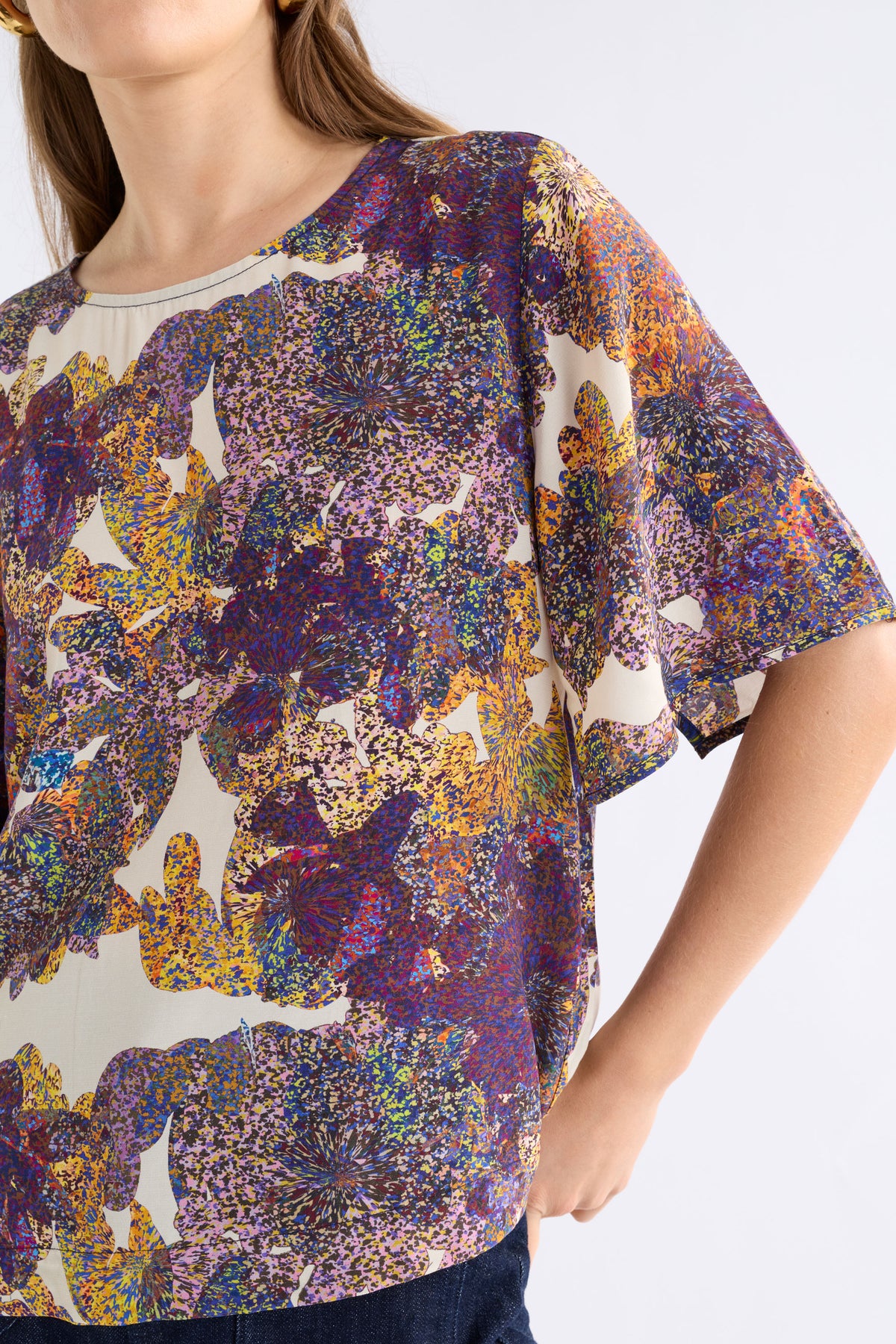 Elk Aube Top - Lantis Print