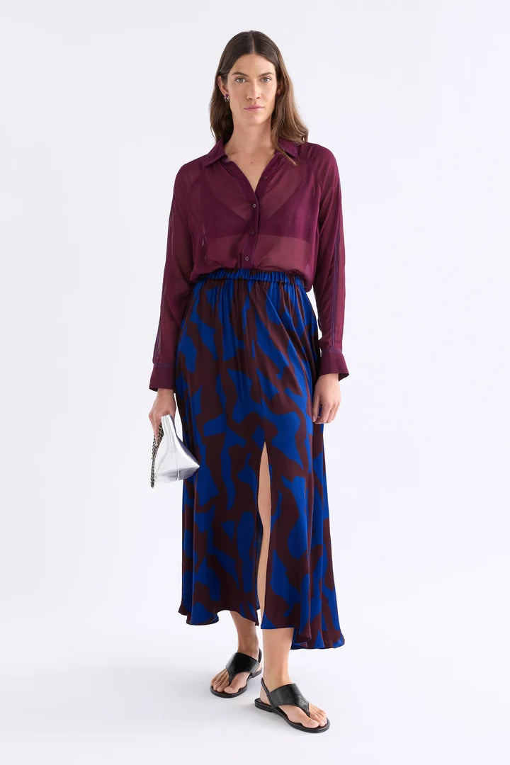 Elk Besa Skirt - Shiraz Varr Print