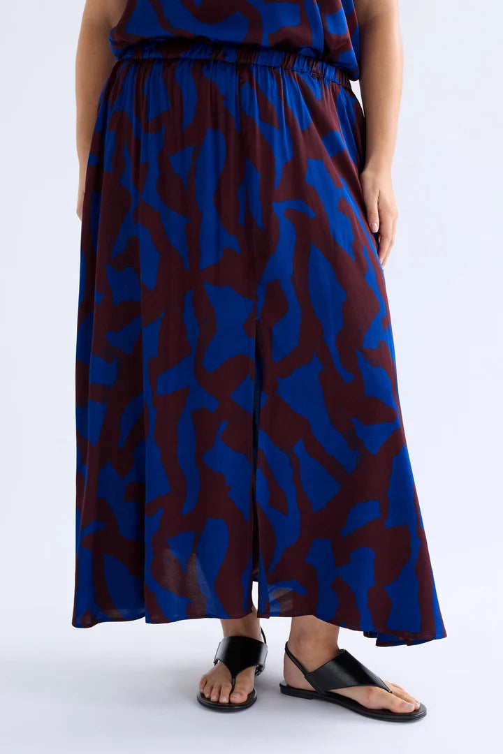 Elk Besa Skirt - Shiraz Varr Print