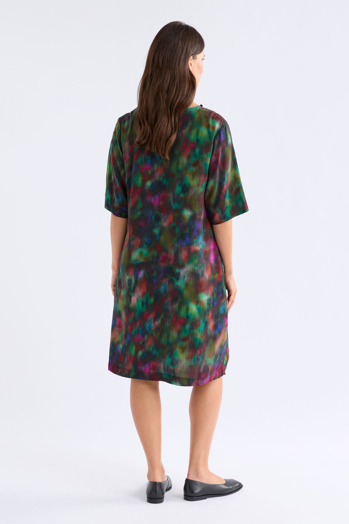 Elk Brunnen Dress - Jord Print