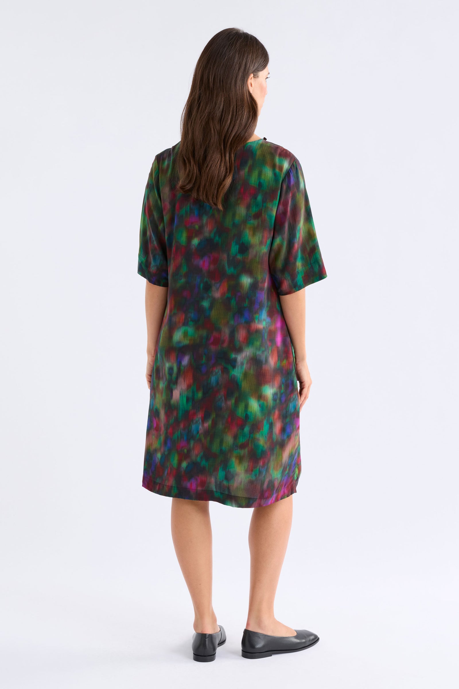 Elk Brunnen Dress - Jord Print