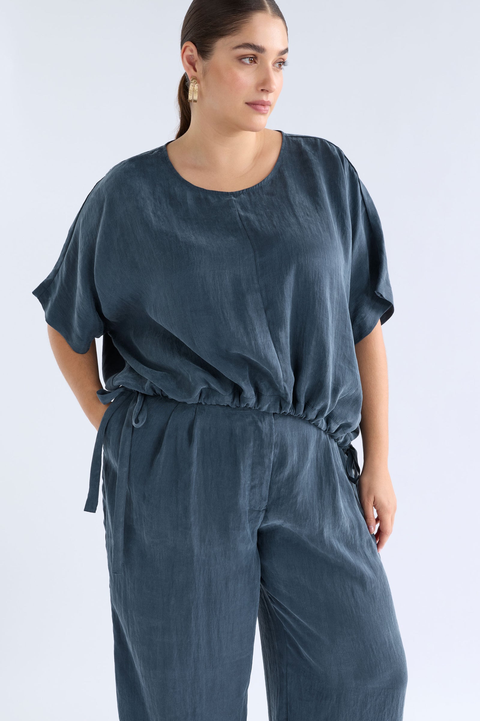 Elk Delme Top - Blue Steel