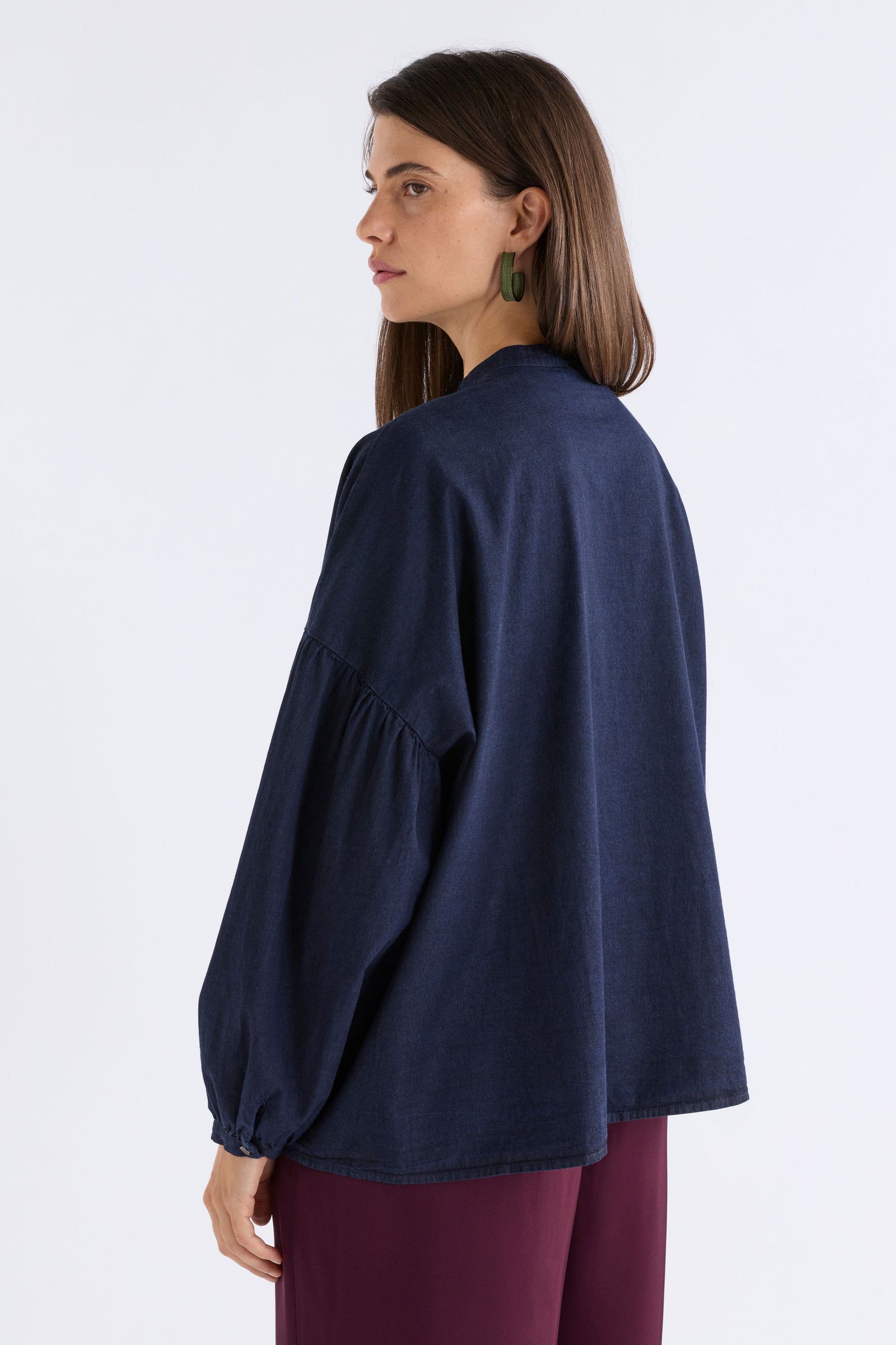 Elk Albez Shirt - Dark Blue Denim