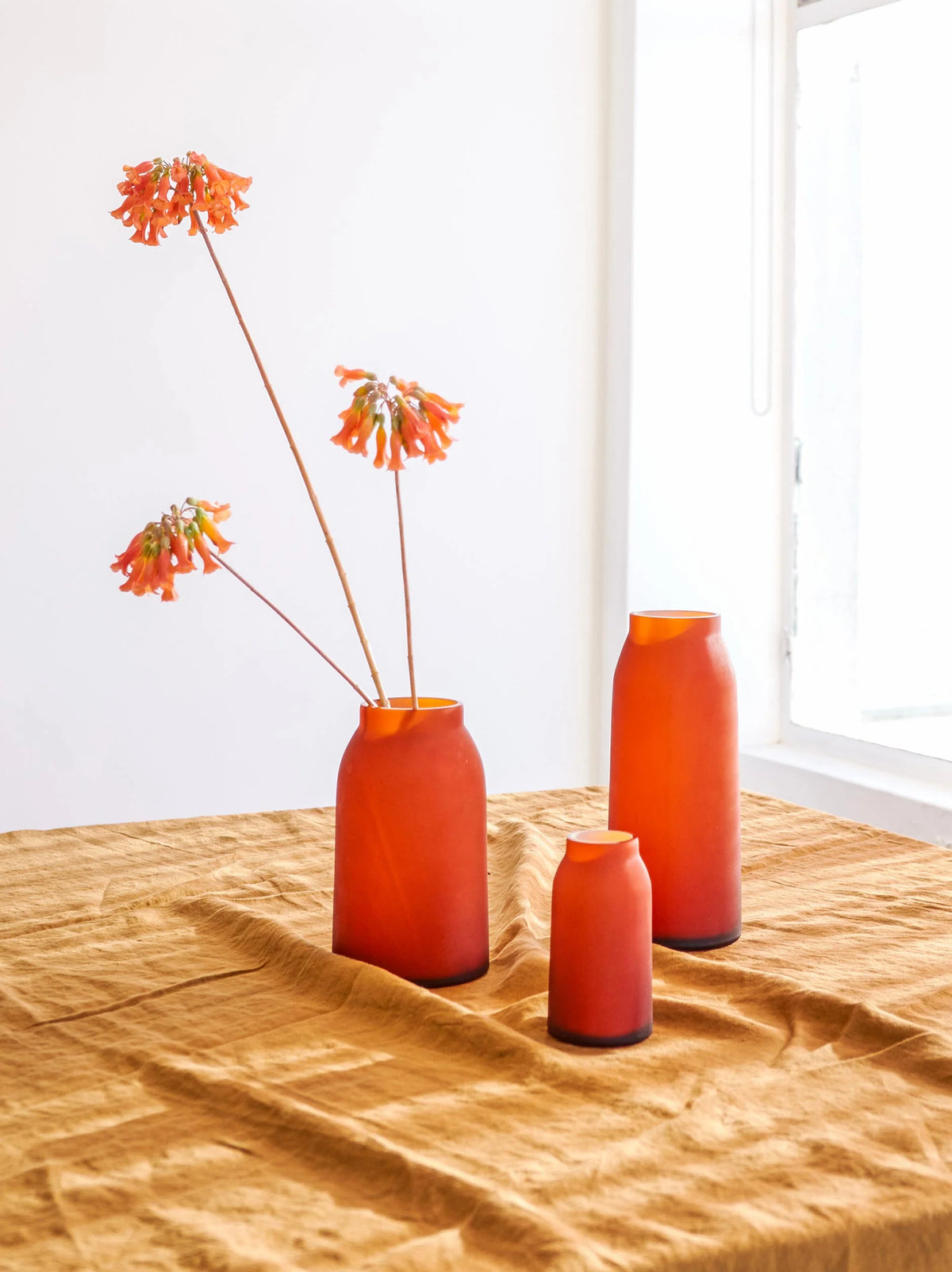 Citta Otto Vase Amber - Small