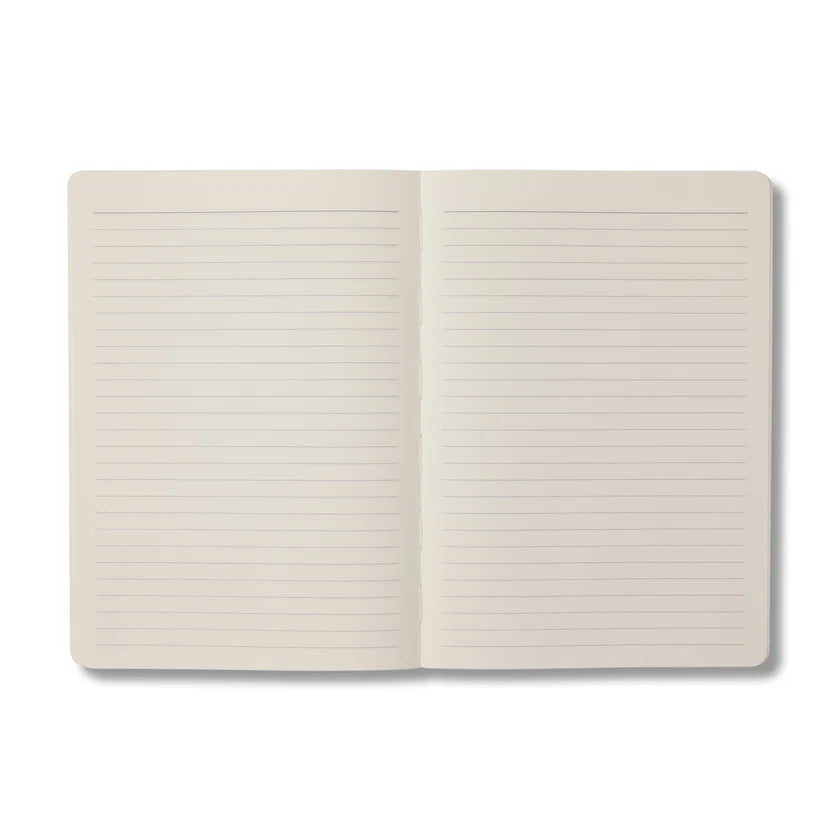 Any Day Now A5 Ruled Notebook - Sand