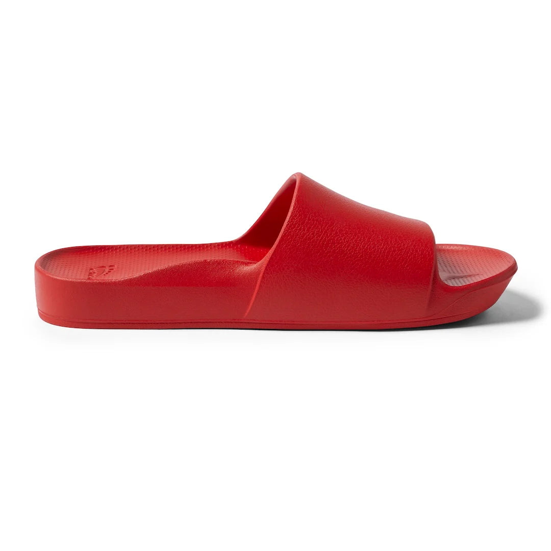 Archies Arch Support Slides - Chilli Red