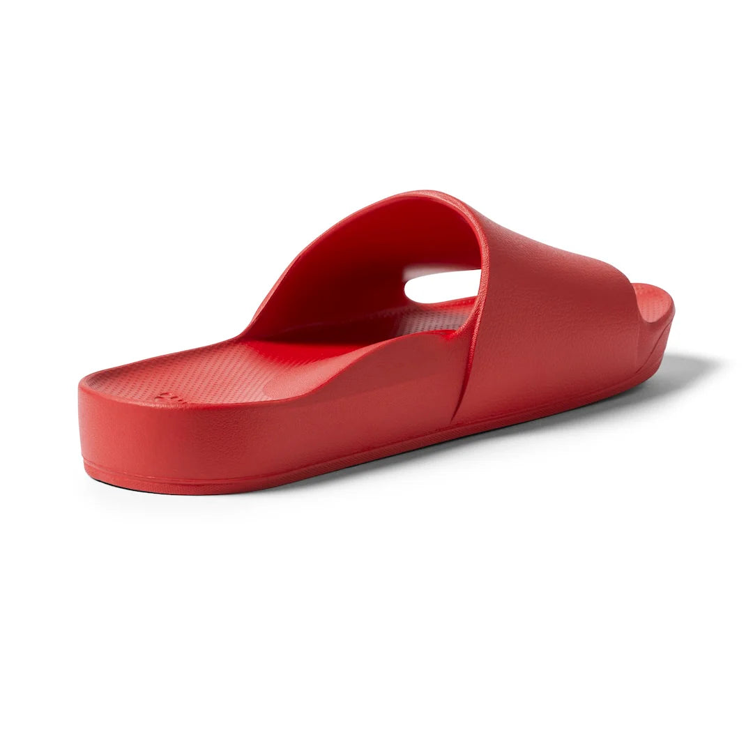 Archies Arch Support Slides - Chilli Red