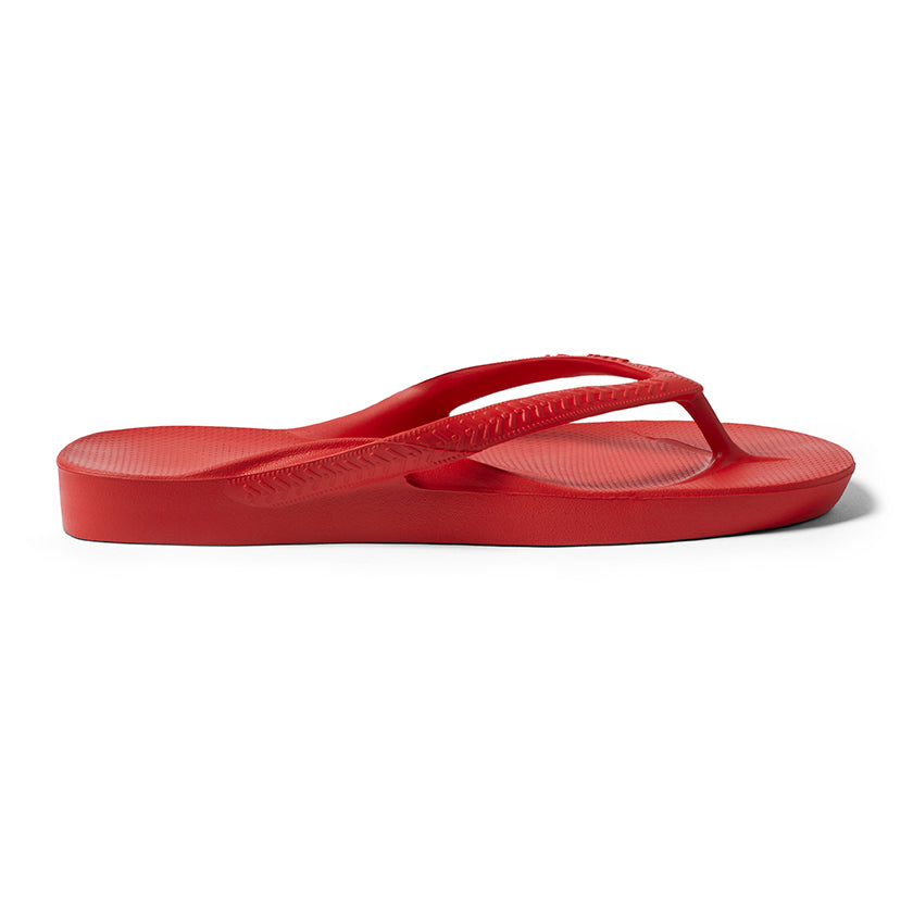 Archies Arch Support Jandals - Chilli Red
