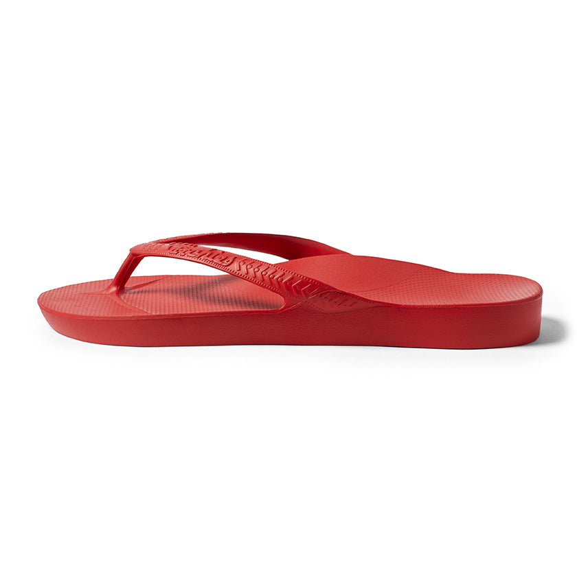Archies Arch Support Jandals - Chilli Red