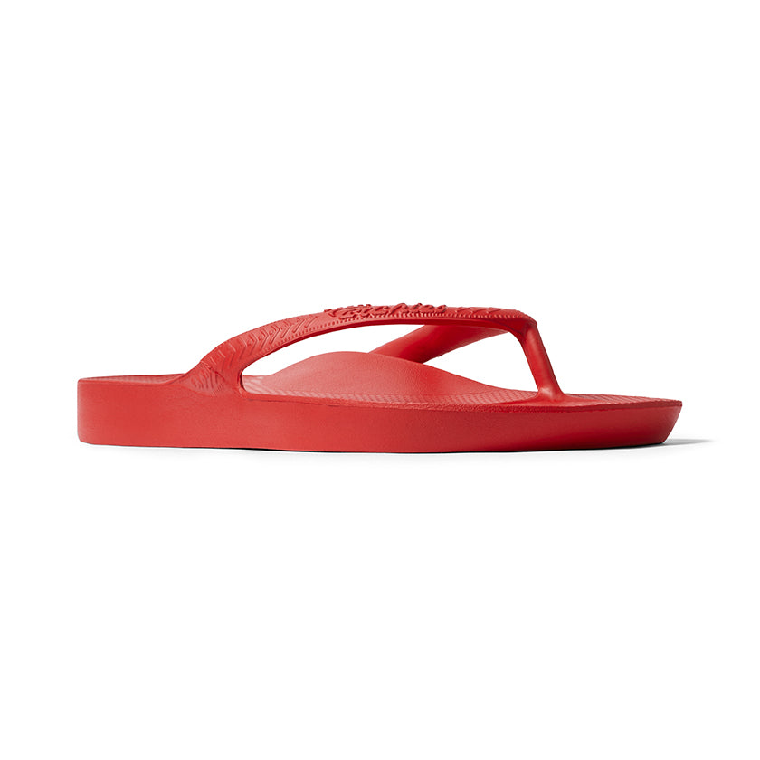 Archies Arch Support Jandals - Chilli Red