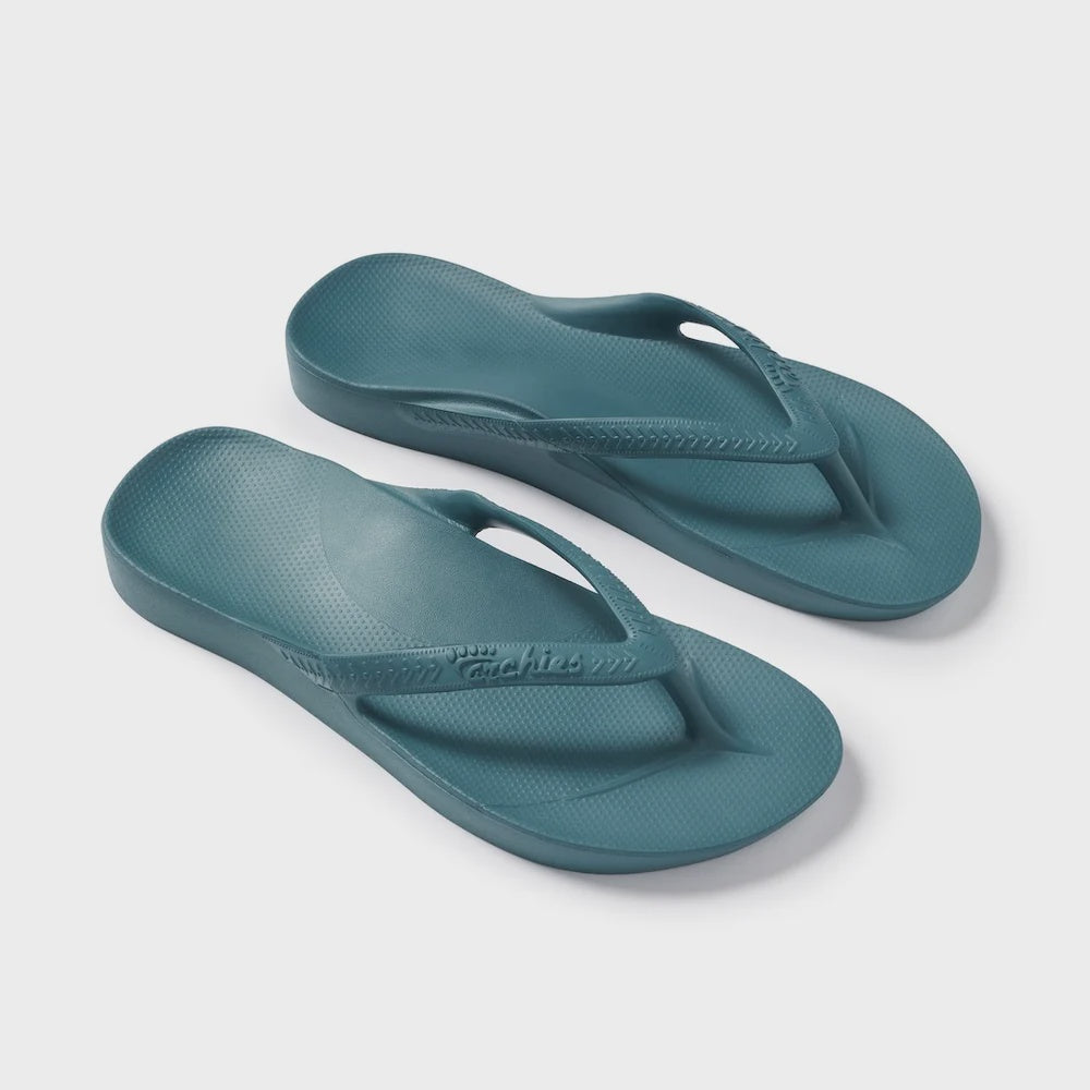 Archies Arch Support Jandals - Teal