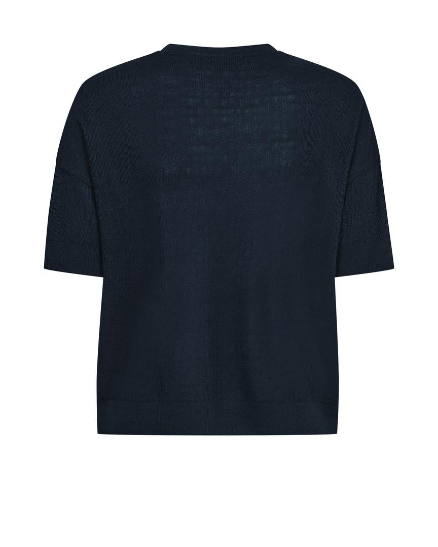 Mos Mosh Swann Flora Tee - Salute Navy