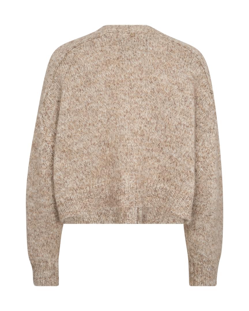 Mos Mosh Zela Warm Knit Cardigan - Tannin