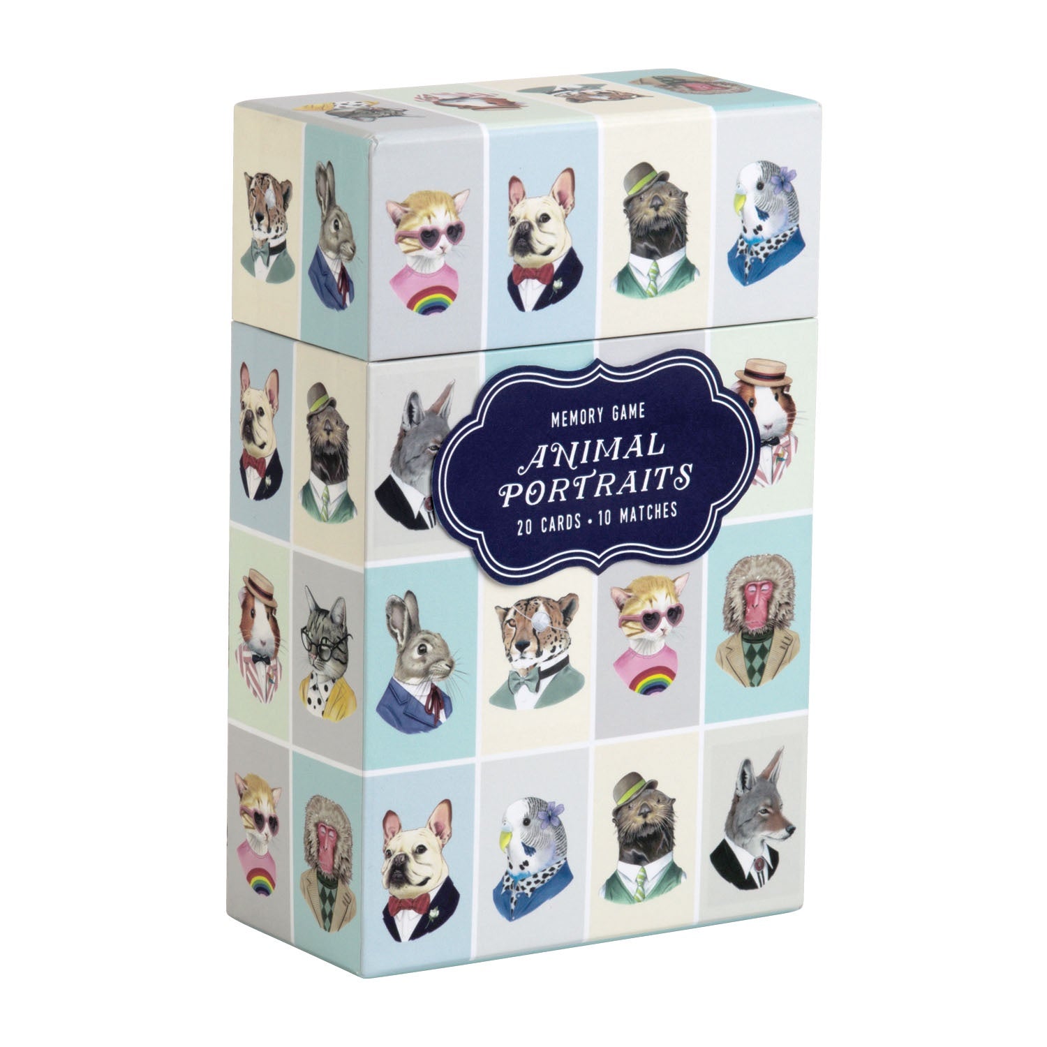 Animal Portraits Memory Game