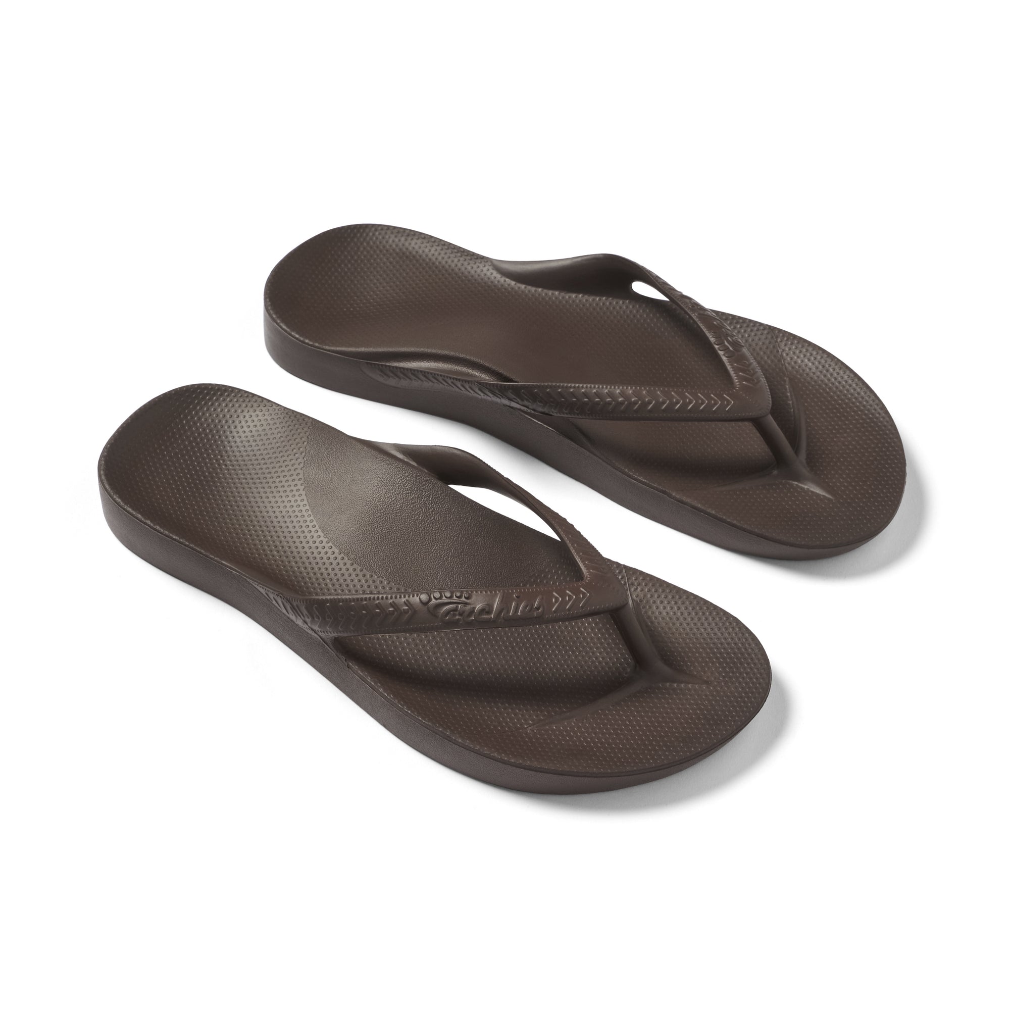 Archies Arch Support Jandals - Brown