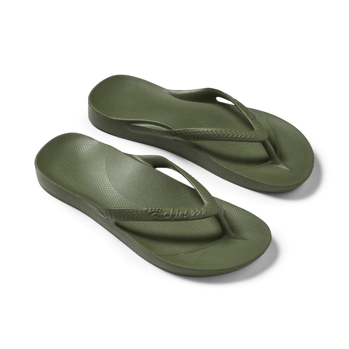 Archies Arch Support Jandals - Olive
