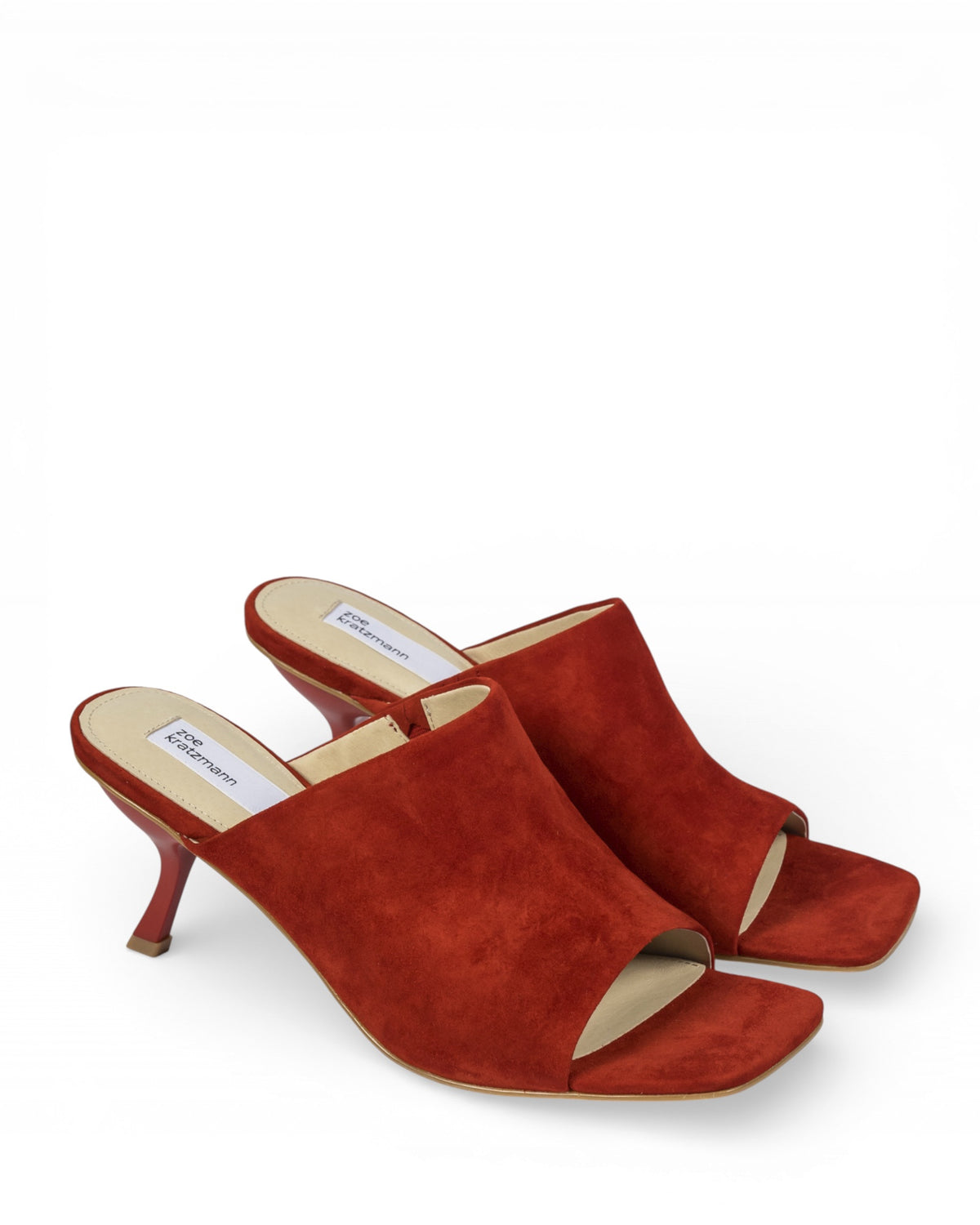 Zoe Kratzmann Command Heel Shoes - Apple Suede