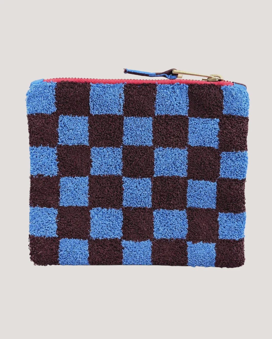 Loco Living Flat Pouch - Azure Check