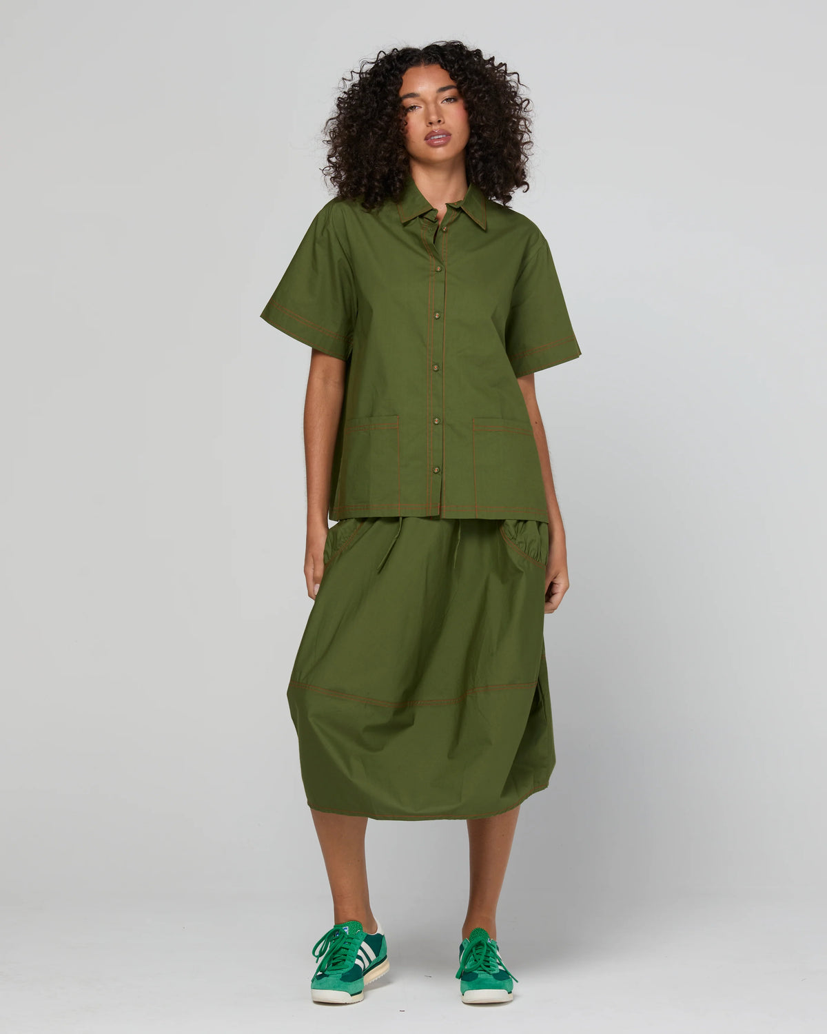 Boom Shankar Guru Skirt - Chive