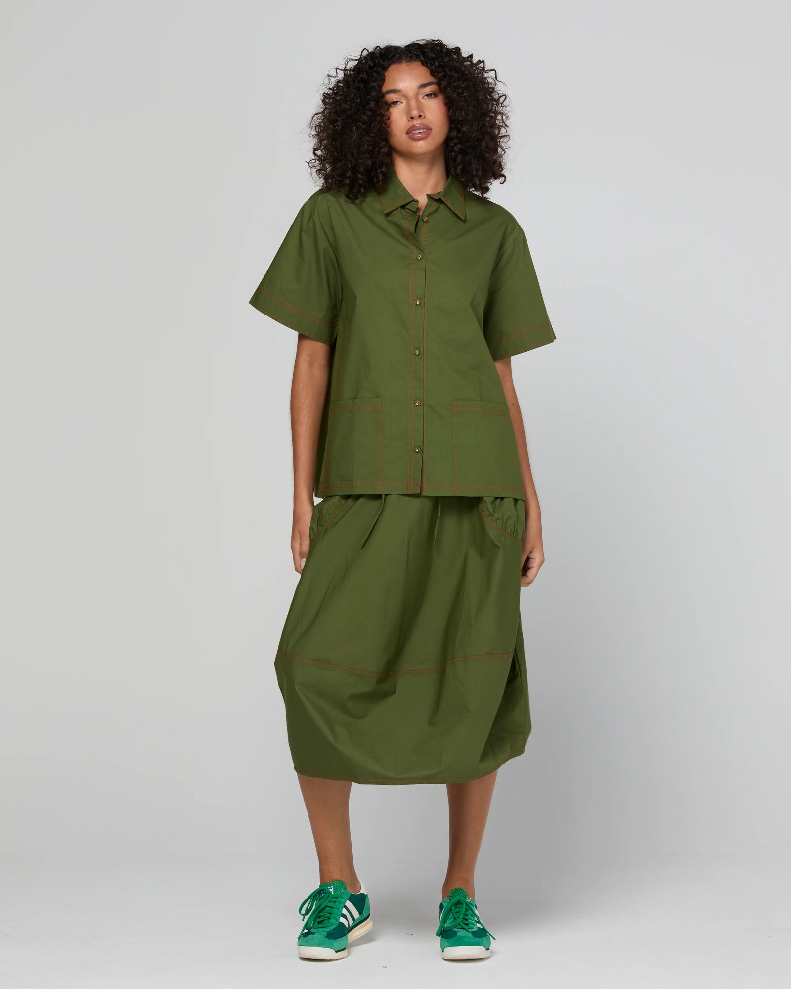 Boom Shankar Guru Skirt - Chive