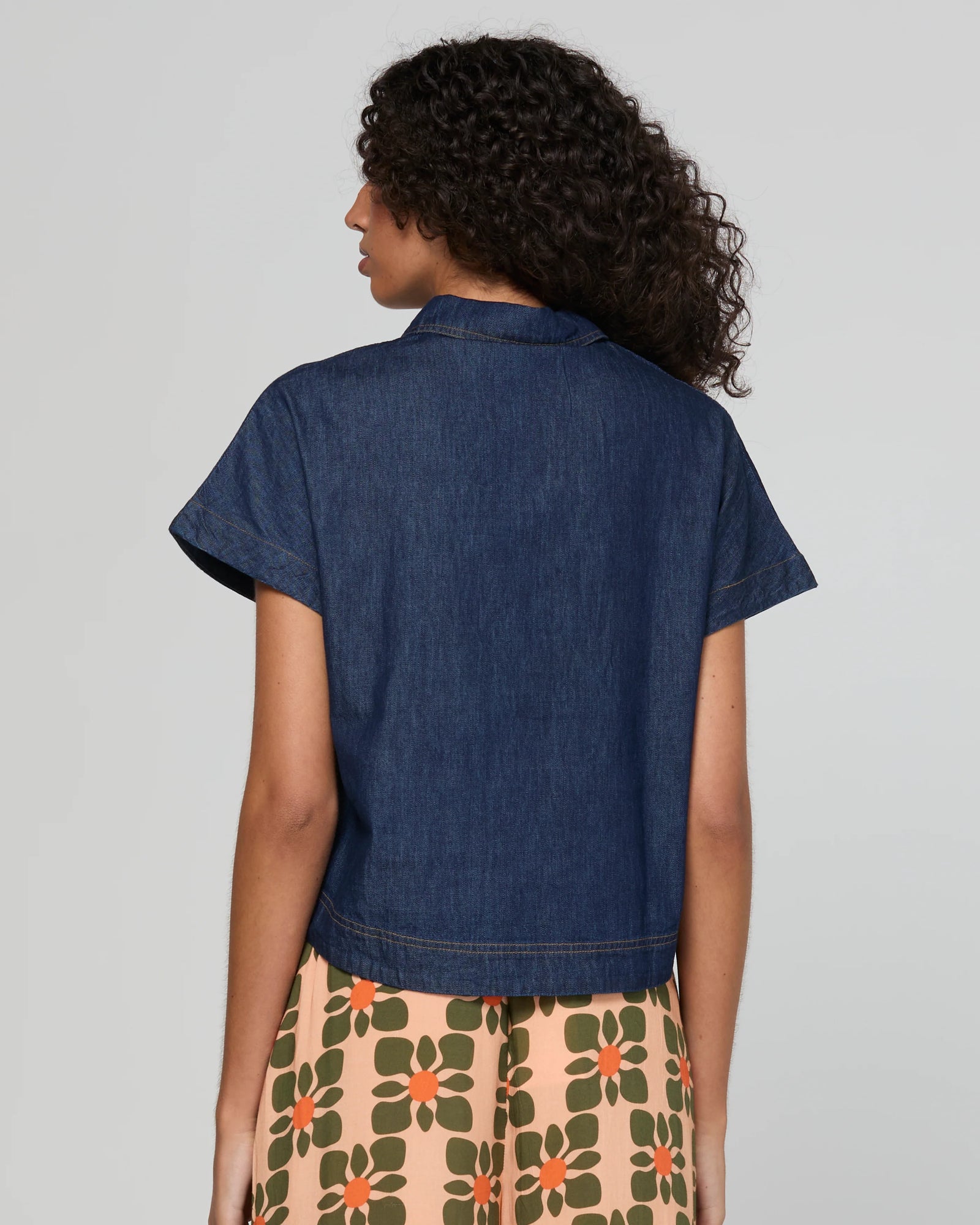 Boom Shankar Fumiko Top - Dark Denim