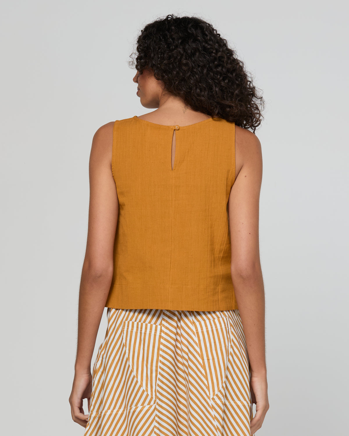 Boom Shankar Hara Top - Turmeric