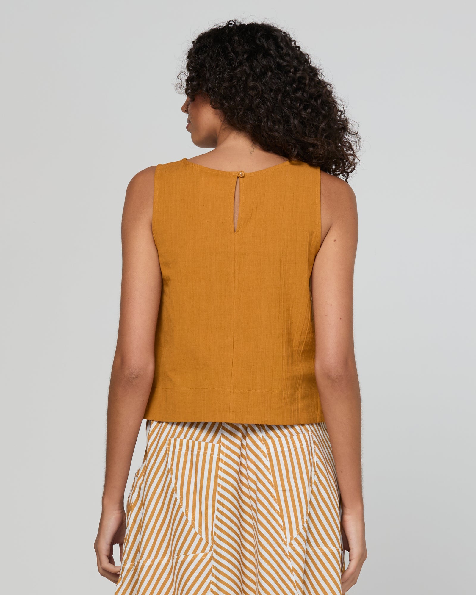 Boom Shankar Hara Top - Turmeric