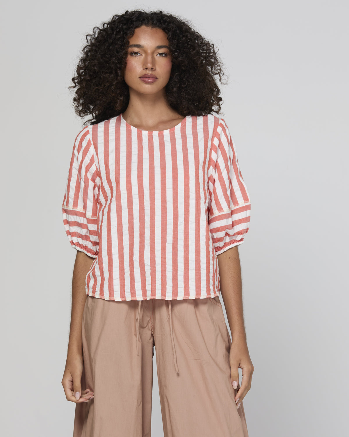 Boom Shankar Ava Top - Watermelon Stripe