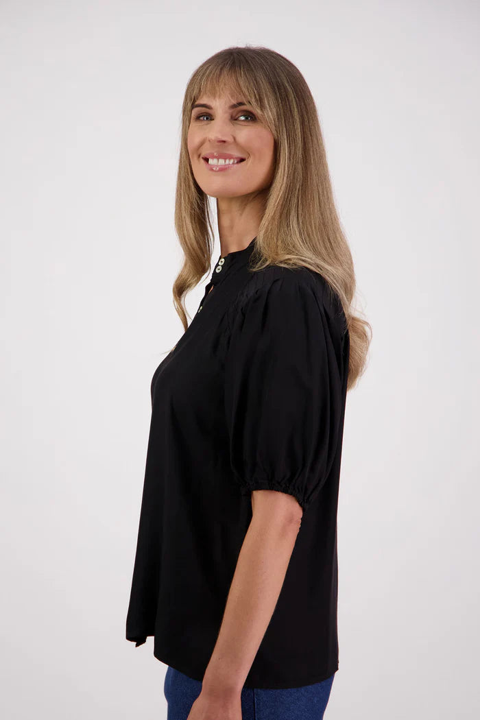 Briarwood Saffron Top - Black