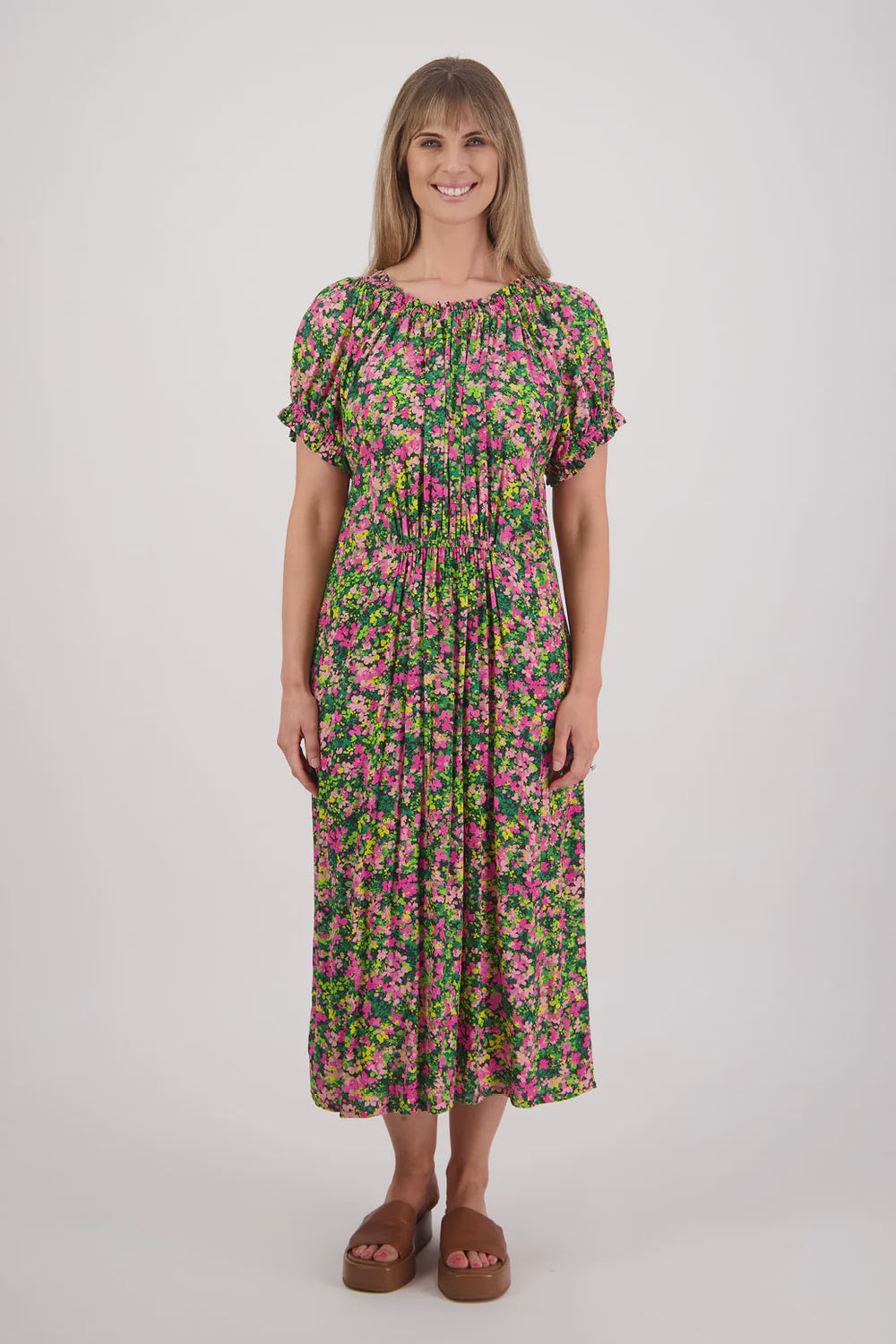 Briarwood Sasha Dress - Pansy print