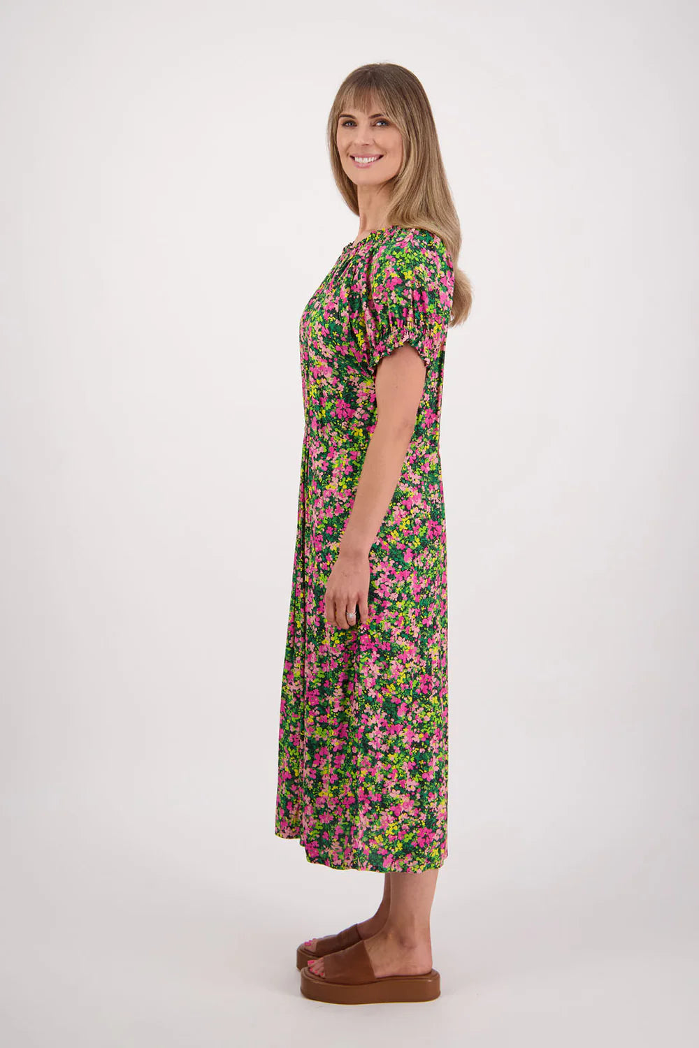 Briarwood Sasha Dress - Pansy print