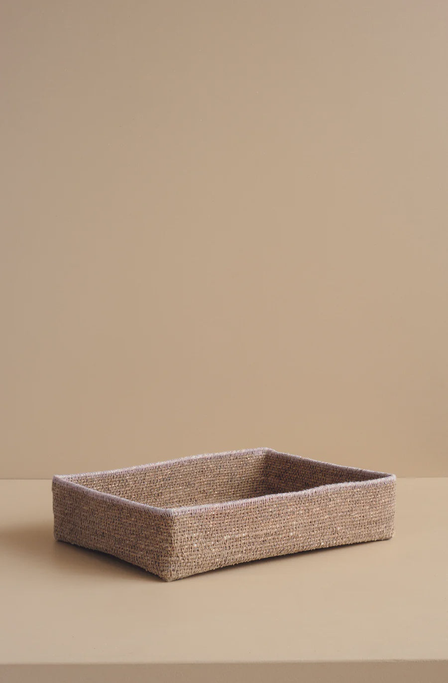 Bianca Lorenne Basso Basket Tray Large - Clay