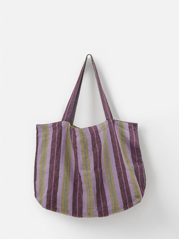 Citta Biarritz Striped Market Bag - Multi