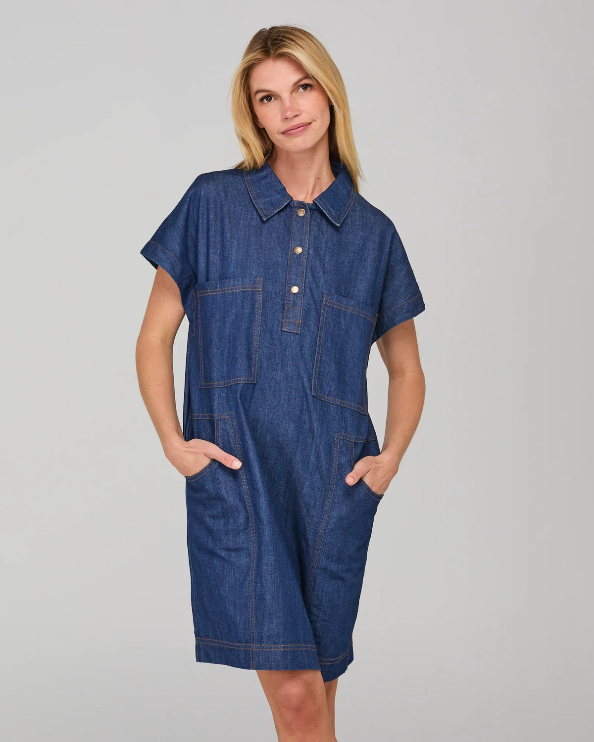Boom Shankar Fumi Dress - Dark Denim