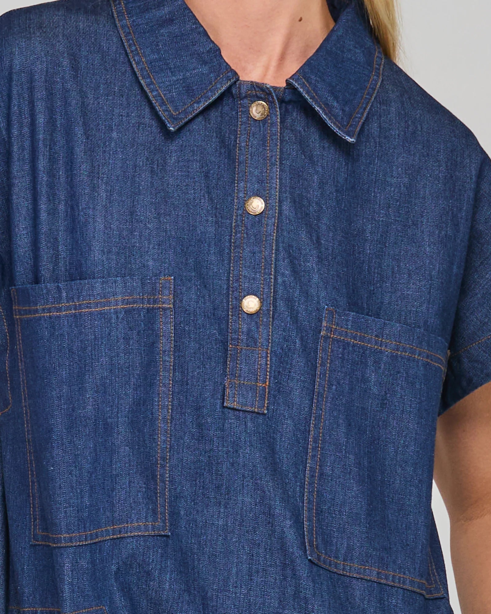 Boom Shankar Fumi Dress - Dark Denim