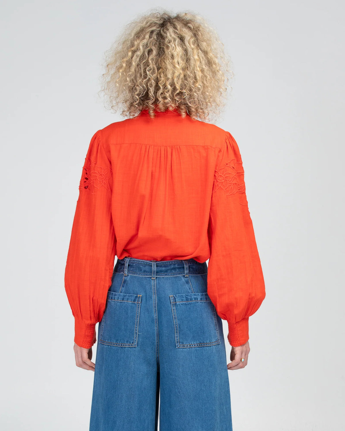 Boom Shankar Clementine Shirt - Poppy Red