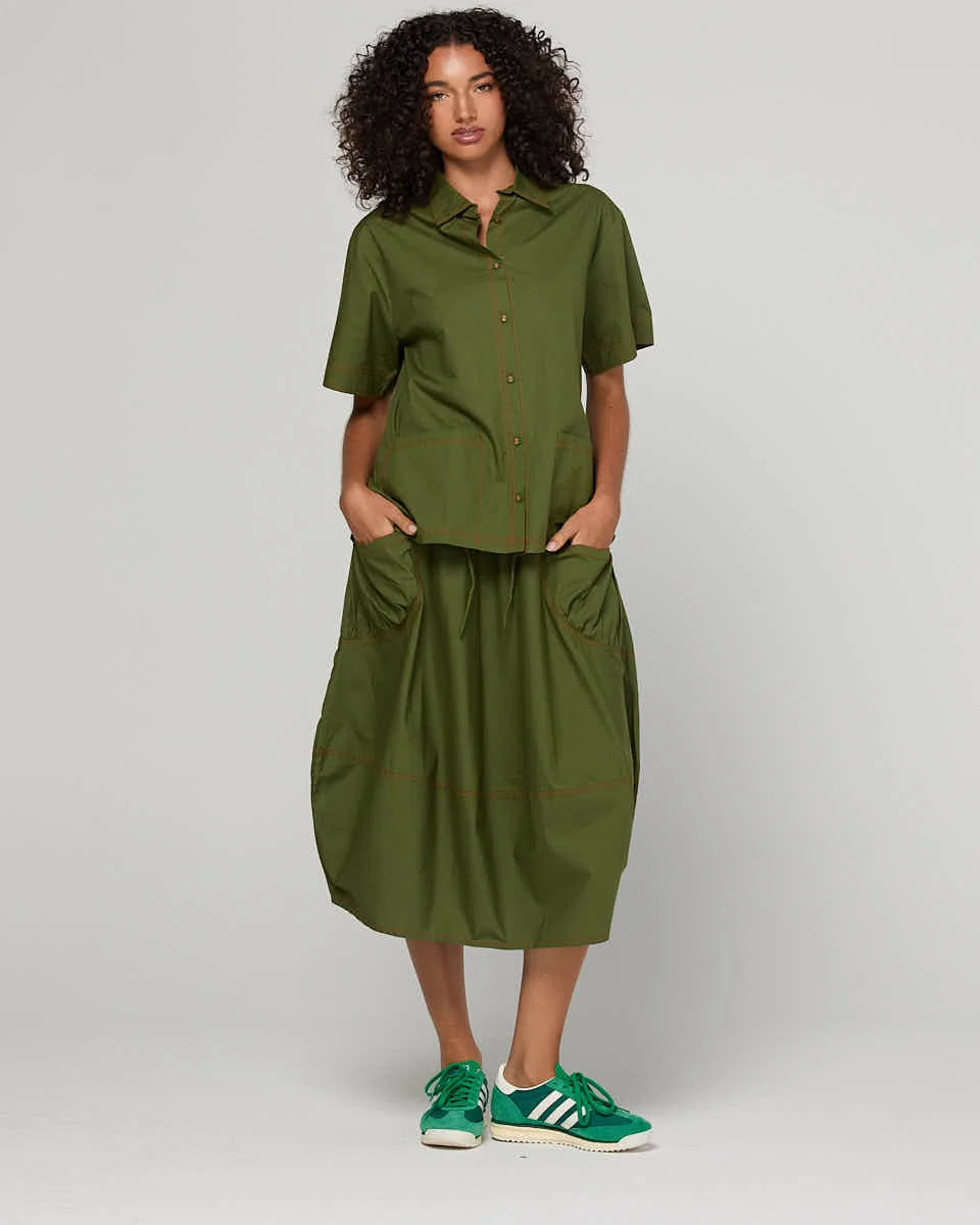 Boom Shankar Guru Skirt - Chive