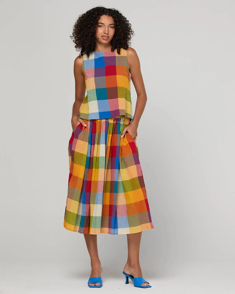 Boom Shankar Sami Skirt -  Kingston Check