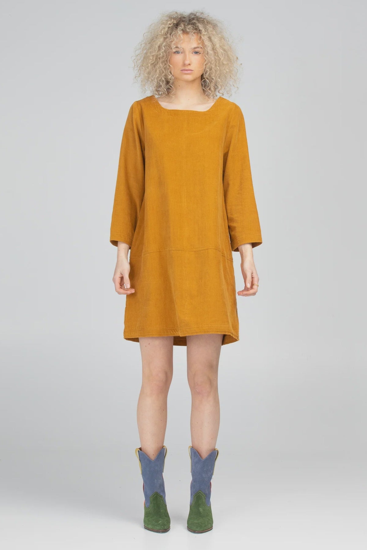 Boom Shankar Eva Dress - Marigold